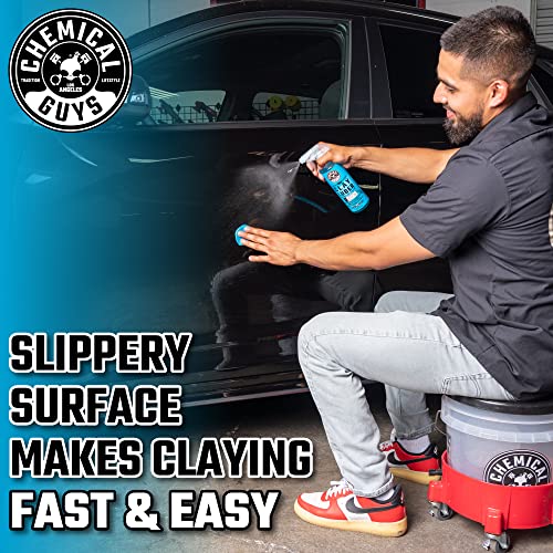 Chemical Guys, OG Clay Bar & Luber Synthetic Lube Kit, Medium Duty, 2-Piece | Light to medium clay bar with lubricant lifts overspray, fallout and bonded grime from paint, glass and metal - style: OG Light/ Medium Clay Bar Kit