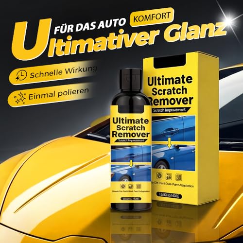 Nano Car Scratch Remover, Eliminate All Car Scratches in 60 Seconds, Quick Fix Deep Scratch Removal Paste, All Paint Colors Polishing Kit 3.53oz