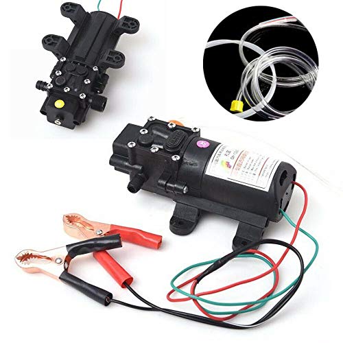 Electric Oil Extractor Pump Kit 12V 60W Scavenge Exchange Transfer Pump for Auto Marine Boat Diesel Car Motorbike
