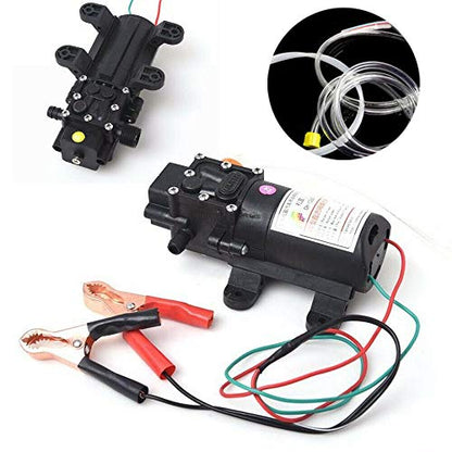 Electric Oil Extractor Pump Kit 12V 60W Scavenge Exchange Transfer Pump for Auto Marine Boat Diesel Car Motorbike