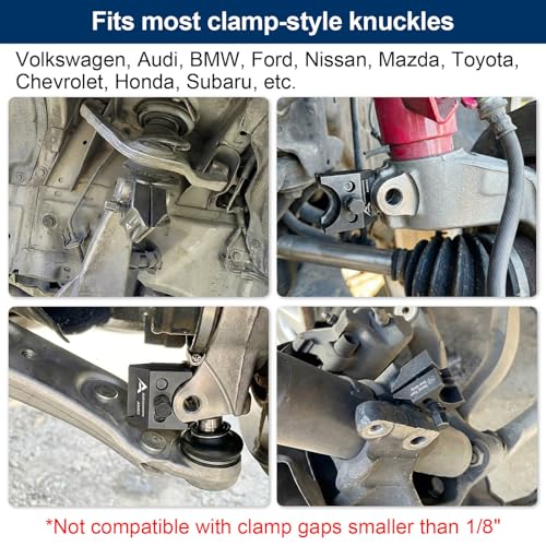 Universal Suspension Strut Spreader Tool - Heavy Duty Dual-End Strut Removal & Lower Ball Joint Separator, Eliminates Hammering Damage on VW Audi BMW Ford - size: Suspension Strut Spreader Tool