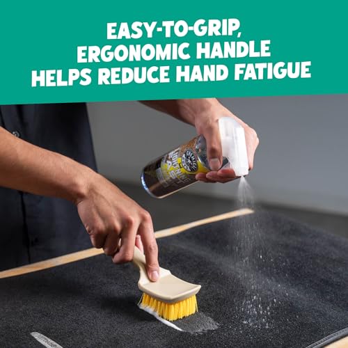 Chemical Guys Induro 7 Heavy Duty Interior Carpet&Upholstery Detailing Brush – Durable Bristles,Car Carpet Brush for Deep Cleaning Fabric,Mats&Seats,Ergonomic Grip for Comfort and Control,(Pack of 12) - size: 12 Pack