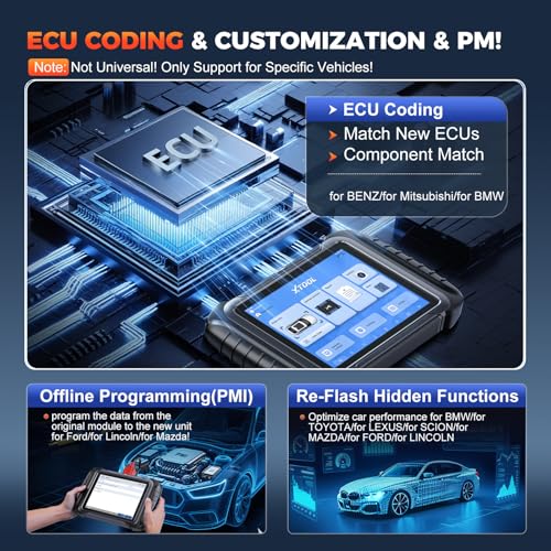 XTOOL D8S AI-Assisted Bidirectional OBD2 Scanner with Topology Mapping | 2026 Upgrade of XTOOL D8, Scan Tool 42+ Reset, Full System Automotive Scanner Diagnostic Tool, PMI for Ford, FCA/CANFD/DoIP