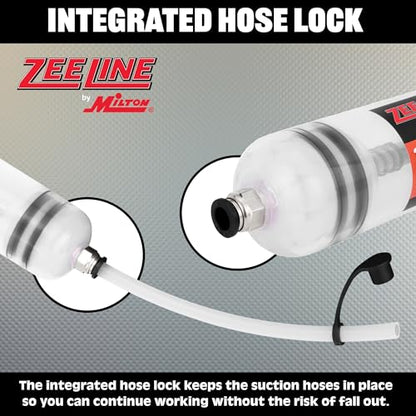 Zeeline by Milton Fluid Extractor - 200cc Fluid Syringe, Multi-purpose Syringe, Manual Fluid Extractor Oil Extractor Pump Syringe and Fill Pump, Gasoline Fuel Car Transfer - size: 200