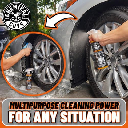 Chemical Guys, Signature Series Orange Degreaser Spray, Heavy Duty, 16 oz | Heavy-duty citrus degreaser breaks down grease and oil on engines, tires, tools and undercarriages, dilutable - size: 16 Fl Oz (Pack of 1)