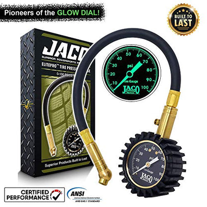 JACO ElitePro Tire Pressure Gauge - 100 PSI