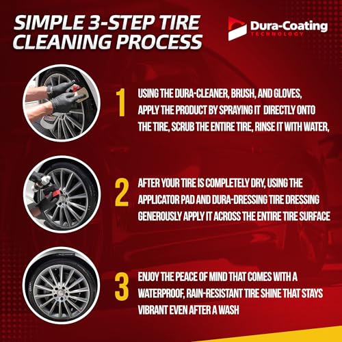 Dura-Dressing Total Tire Kit XL (2-3 Cars/1 Large Truck) - size: 1 Count (Pack of 1)