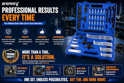 Gear Puller Set 3" 4" 6" 8" 2 and 3 Jaw Hub Puller Bearing Separator Suitable for Remove of Gears, Hubs, Ball Races, Bearings, Flywheels, Pulleys and Sprockets