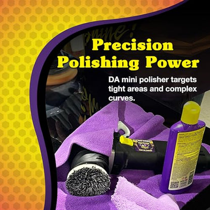 Wizards Buffing Kits (DA Mini Polisher Scratch/Swirl Remover Kit + Mini Throw Polisher (10 pc)) - color: Da Mini Polisher Scratch/Swirl Remover Kit + Mini Throw Polisher (10 Pc)