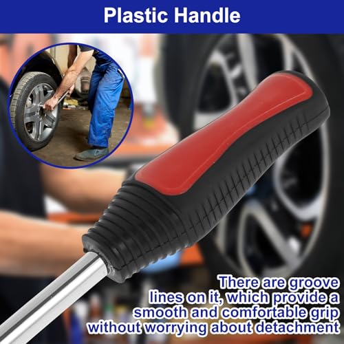 Tire Spoons Set, 15.5 Inches Steel Tire Changing Tool, Motorcycle Tire Changer, Tire Removal Tool Includes Rim Protectors, Rustproof Tire Spoon Levers for Motorcycle Bicycle Tire Replacement