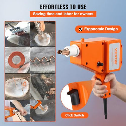 VEVOR Stud Welder Kit, 5500 Stud Welder Dent Repair Kit, 800VA Spot Welder Stud, 110V Welder Stud Kit, Stud Gun Dent Puller Kit with Complete Accessories, Dent Welder Repair for Auto Body Repairing