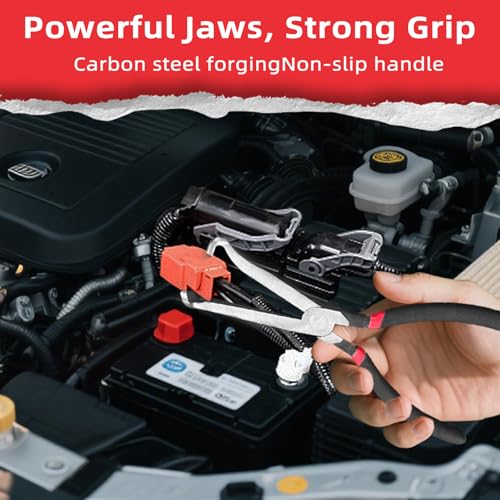 Electrical Disconnect Pliers, 5 pcs Electrical Disconnect Pliers for Cars, Connector Removal Tool for Push Tab Style Plugs - size: 5pcs