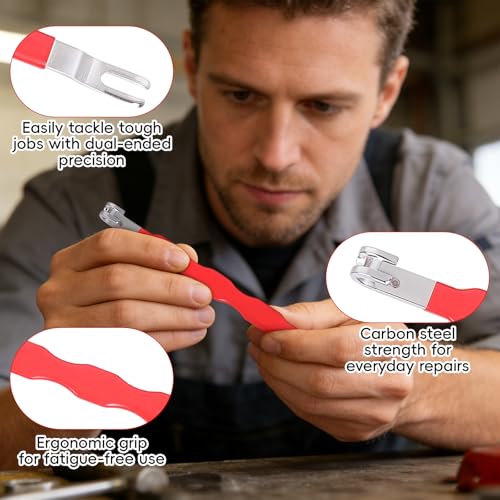 6 Piece automotive electrical disconnect pliers kit, Electrical connector removal tool for Cars, professional hose clamp kit, Plug Release & Wire Terminal Remover, Clip Removal Tools, with Storage Bag