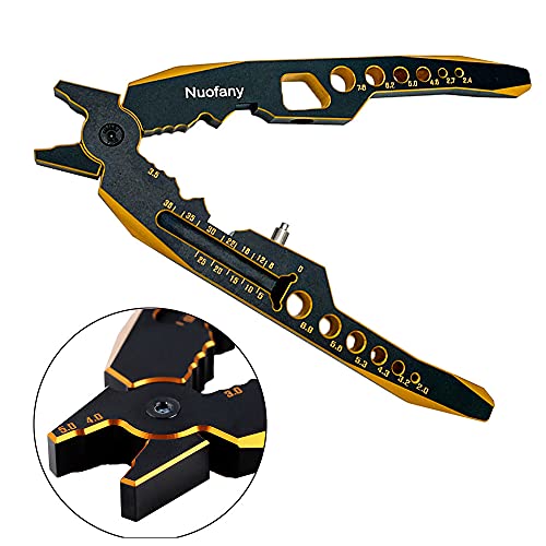 RC Shock Absorber Pliers 4 in 1 Multi-Function & 1/10 Wheel Wrench Tools for 1/8 1/10 Traxxas HSP Arrma Axial Losi Redcat RC Cars Trucks Rock Crawlers