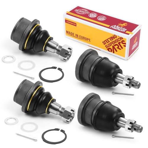 Metrix Premium Chassis Parts - 4 PC Front Lower & Upper Ball Joint Kit Fits 02-06 Cadillac Escalade, 00-06 Chevrolet Tahoe, 00-06 Suburban 1500, 03-14 GMC Savana 1500, K6541, K6540, Made in Europe