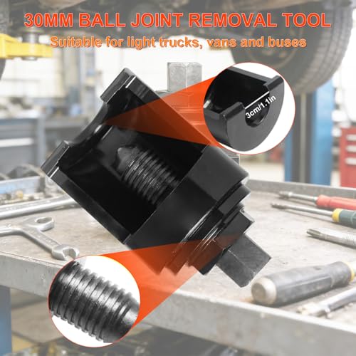 30mm Universal Truck Ball Joint Heavy Removal Tool for Semi-Truck, Van, Bus, SUV | Corrosion Resistance, Shock Resistance, Safe and Efficient, General Compatibility, High-quality Steel
