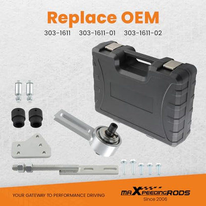 maXpeedingrods 303-1611 Engine Crankshaft Belt Pulley Removal Tool, for Ford 1.0 & 2.0 ECOBOOST Duratec Engines, with 21mm/24mm Center Socket, 1:5 Torque Multiplier