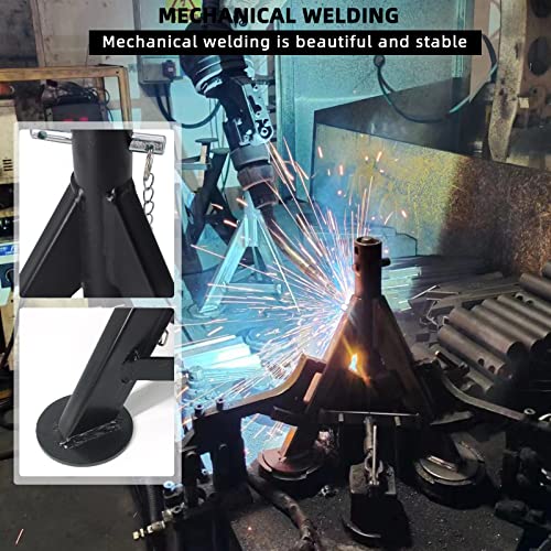 BESTOOL RV Supports Stabilizer Jacks, Travel Trailer Stabilizer Jacks Camper Jack Stands from 17.3" to 30." 1Pair Capacity 12000 lbs, 2 Pack - color: Black-Standard RV stabilizer jacks/2PC