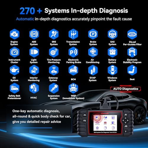 iCarsoft LR V3.0 2026 Version Bidirectional OBD2 Scanner for Most Land Rover/Jaguar from 1996-2025 Full Systems 36 Services Diagnostic Scan Tool Graphic Data Car Code Reader with Lifetime Free Update