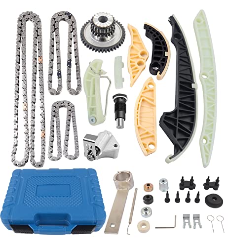 06H109467N 06H109469AD 06H109469T Engine Timing Chain Tool Kit Replacement for 2009-2013 VW Jetta Tiguan Golf GTI Audi A4 A6 Q5 TT 2.0L TFSI TSI Koomaha