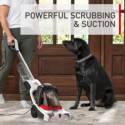 Hoover PowerDash Pet+ Compact Carpet Cleaner, Lightweight Carpet Shampooer | Heatforce Faster Drying, Pet Brush Roll, Use with a Carpet Cleaner Solution for a Bright, Refreshed Home - style: PowerDash Pet+