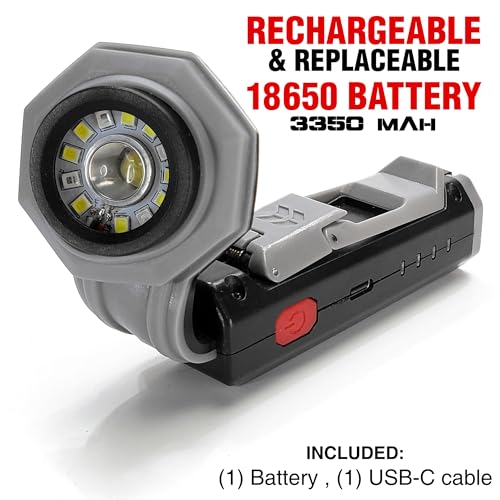 STKR Concepts FLEXIT Pocket Light, 650 Lumens, Black