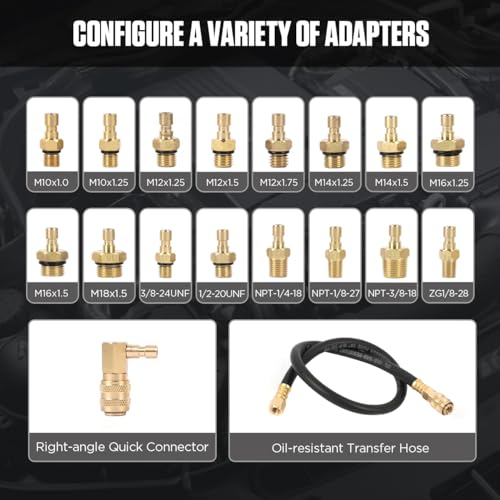Oil Pressure Tester Tool,0-426.6 PSI Oil Pressure Gauge kit Automotive,Intelligent Engine Oil Pressure Tester Tool kit,Digital Engine Oil Pressure Tester Gauge Tool Kit