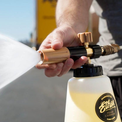 Ethos Foam Cannon Pro V2 for Pressure Washer – Adjustable Car Foam Sprayer with with 1/4” Quick Connector – Heavy Duty Foam Cannon for Gas and Electric Pressure Washers