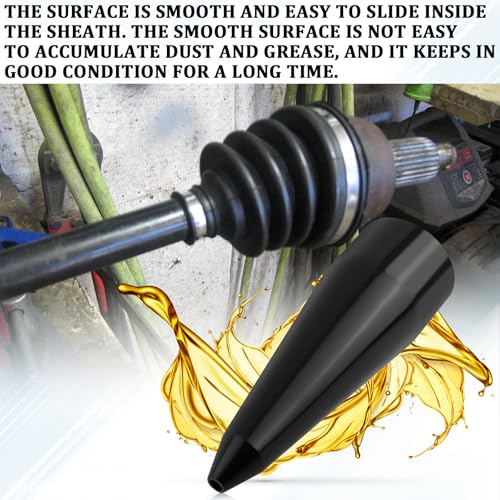 CV Boot Expander Tool Cone CV Axle Boot Removal Tool for Stretching and Mounting The Boots, Professional Installation Tools with Large Opening Universal Stretch OD 4.3" for Auto Axle Boots