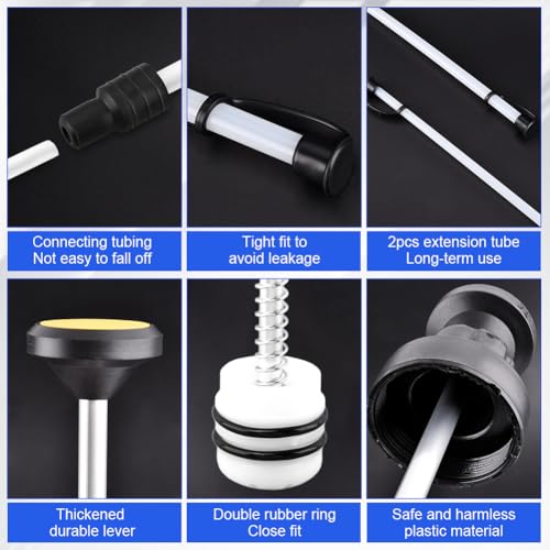 Oil Extractor Pump for Oil Change, 500cc Manual Fluid Extractor Pump with Extension Tubes, Oil Pump Extractor for Car Boat Truck RV Motorcycle, Fluid Pump for Transmission & Antifreeze