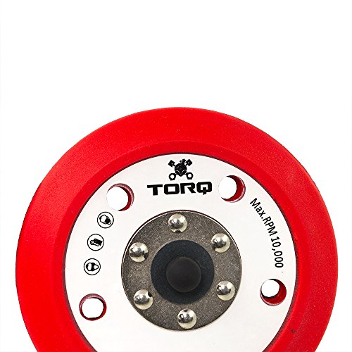 Chemical Guys, TORQ R5 Dual-Action Backing Plate, Hyper Flex, Red, 5 in | Flexible 5 in backing plate pairs pads with dual-action polishers for smooth, balanced paint correction - size: 5 Inch Dual Action