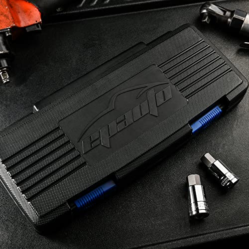 EPAuto 32 PCs Hex Bit Socket Set, SAE and Metric, S2 & Cr-V Steel - size: Hex Bit- 32 Pieces