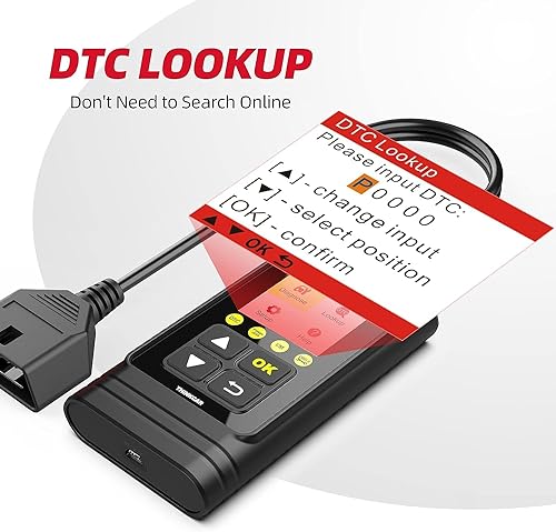 THINKCAR OBD2 Car Scanner, THINKOBD100 Check Engine Fault Code Reader with Full OBD II Functions, O2 Sensor, CAN Diagnostic Scan Tool for All Cars Since 1996 - size: OBD100
