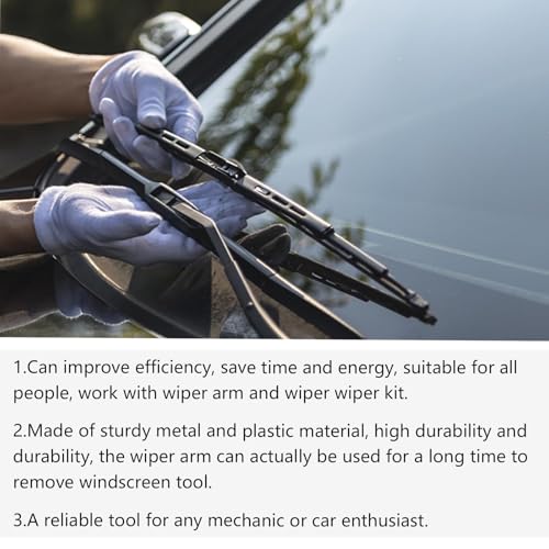 Wiper Arm Removal Tool,Windscreen Wiper Arm Removal,Windscreen Wiper Arm Puller Car,Automotive Hand Tools - size: Wiper Arm Puller