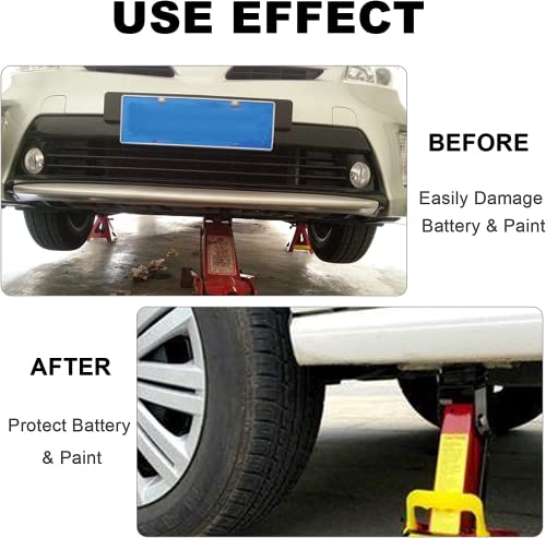 DEDC Jack Stand Pads 4 Pcs, Universal Rubber Pinch Weld Protector Jack Stands Adapter Pads, Car Lift Frame Rail Protection Accessories