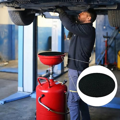 5 Pack 15'' Oil Drain Splash Pad, Oil Splash Pad for Car Changing Oil Transmission Drain Pan, Oil Change Splash Pad for Mechanics and Automotive Techs, Black - size: 5 PCS 15 IN