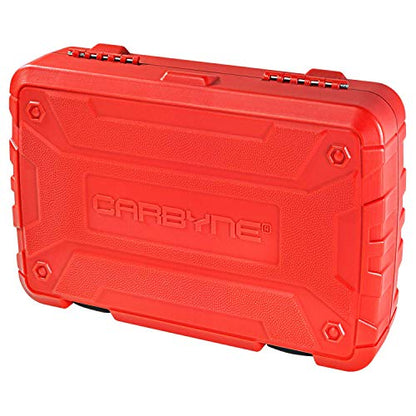 CARBYNE 55-Piece 3/8 in. Drive Socket and Ratchet Set, SAE and Metric, 6 Point, CrV Steel, 90-Tooth Ratchet, Deep and Standard Sockets, Storage Case