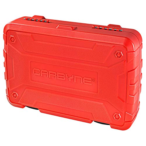 CARBYNE 65-Piece 1/4 in. Drive Socket and Ratchet Set, SAE and Metric, 6 Point, CrV Steel, 90-Tooth Ratchet, Deep and Standard Sockets, Storage Case
