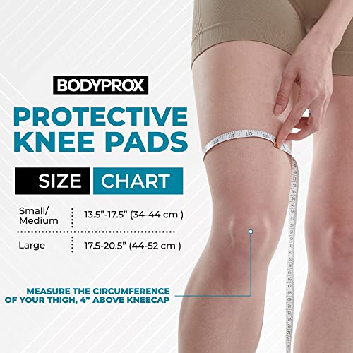 Bodyprox Protective Knee Pads, Thick Sponge Anti-slip, Collision Avoidance Knee Sleeve - size: Small/Medium