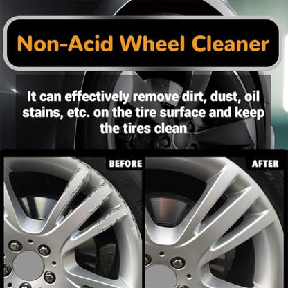 3set Wheel Blaze Cleaner, Wheelblaze Wheel Cleaner, Multi-Purpose Wheels Care Cleaners, Versatile and Powerful Rust Converter, Turn Filthy Wheels Into Instant Shine and Lasting Protection - size: 3set