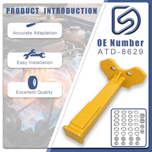 8629 Yellow Wheel Bearing Hub Removal Tool Kit - Replacement for ATD Tools ATD-8629, Compatible with 5/6/8 Lug Axle Bolt Hubs (Cars & Trucks)
