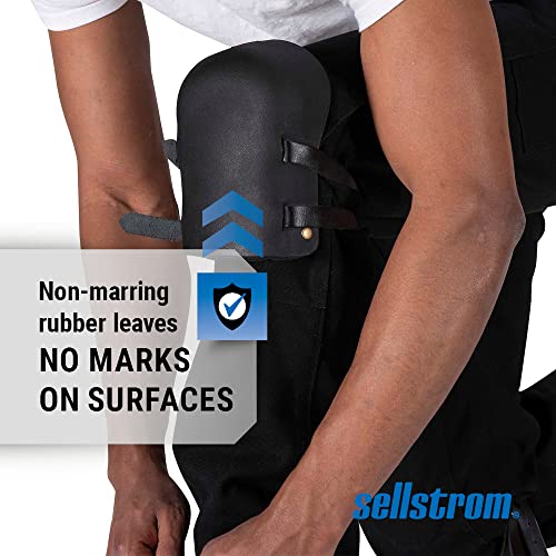 Sellstrom KneePro Roofers Protective Knee Pads with Heavy Duty Foam Padding - All-Day Comfort, Non-Marking Rubber, Universal Fit for Men & Women - for Roofing, Welding, Work on Heated Surfaces
