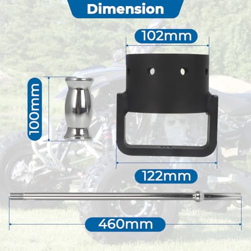 CV Axle Puller Tool 8 Bolt for Polaris RZR Can Am UTV ATV | 8 Bolt Hole Design, Heavy Duty Steel Construction, Removes Stubborn CV Joints And Axles, For Polaris RZR Can Am KRX UTV ATV