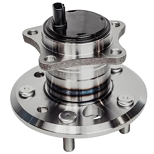 Detroit Axle - 4pc Steering Knuckles Kit for 07-09 Toyota Camry [4-Wheel ABS], 2 Front Steering Knuckles & Wheel Bearing Hubs 2 Rear Wheel Bearing and Hubs 2007 2008 2009 Replacement - size: 4UW48715/Kit