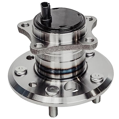 Detroit Axle - 4pc Steering Knuckles Kit for 07-09 Toyota Camry [4-Wheel ABS], 2 Front Steering Knuckles & Wheel Bearing Hubs 2 Rear Wheel Bearing and Hubs 2007 2008 2009 Replacement - size: 4UW48715/Kit