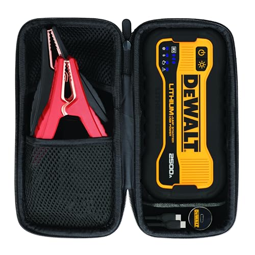 DeWalt Jump Starter DXAELJ25C 2500 Amps | Lithium Battery, USB Power Bank, Carrying Case - size: 2500 Peak Amp