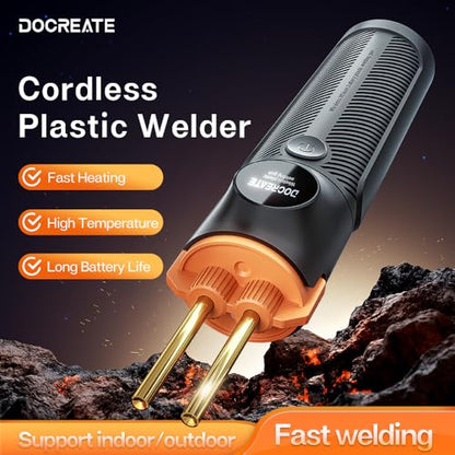Diymore Cordless Plastic Welder Kit, 4000mAh Portable Welding Gun with 400 PCS Hot Staples for Bumper Repair and DIY Projects