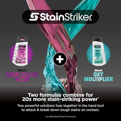 Shark StainStriker HairPro Portable Carpet, Upholstery and Area Rug Cleaner with Pet Mess and Hair Tools, Self Cleaning, Perfect for Car Interiors, 4 and Solution, Copper, PX251 - style: StainStriker w/ HairPro + 4 Tools