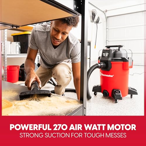 Vacmaster 8-Gallon 3.5 Peak HP Wet/Dry Shop Vacuum- VCM811PF 1101 - size: 8-Gallon