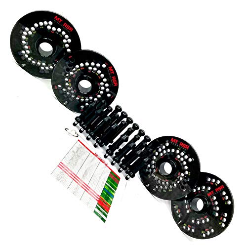 USA Made 40mm Shaft Wheel Balancer Complete Pin & Flange Quick Plate Lug Centric Balancing System for 4, 5, 6 & 8 Lug Wheels